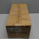 Vivihomety Utility Slim Storage Cart with Wheels, 4 Tier Small Rolling Cart with Wood Top, Metal Kitchen Bathroom Laundry Room Organization Trolley with Handle for Narrow Space – Black