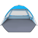 Gorich Beach Tent Sun Shelter for 3 Person with UPF 50＋ UV Protection, Lightweight & Easy Setup Beach Shade Canopy, Portable Beach Shade Tent Beach Cabana, Dark Shelter Skyblue