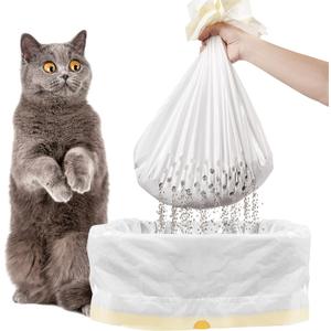 Sifting Litter Box Liners 14 Count,Drawstring Jumbo Cat Litter Bags Fits All Litter Box,Cat Products