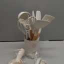 Silicone Cooking Utensils Set - AVGPD Silicone Kitchen Utensils for Cooking Wooden Handles, 446F Heat Resistant Kitchen Utensil Spatula Sets w Holder, Gadgets for Non-Stick Cookware BPA FREE (Khaki)