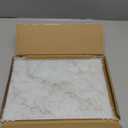 JAMBALAY Tempered Glass Cutting Board, 10"x14" for Kitchen Dishwasher Safe with Rubber Feet, Scratch Resistant, Heat Resistant, Shatterproof, Marble Pattern