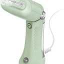 Conair Handheld Garment Steamer for Clothes - Power Steam: Small Size, Big Power - Great for Home, Office, or Travel with Dual Voltage for Worldwide Use, Mint Green