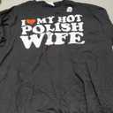 I Love My Hot Polish Wife T-Shirt, L