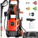 DAIMOT Electric High Pressure Washer - 8850 Pump Power Washer 3000PSI Max Included Foam Cannon, 4 Different Pressure Tips, 1/4 Quick Connect to Most Attachments & Accessories (3000 PSI/2.2 GPM)