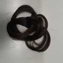 FLUFYMOOZ Side Air Bangs, 2PCS Clip in Bangs Front Side Bangs Set Long Temples， Bangs Hair Clip on Fringe Bangs with Temples Synthetic Long Dragon beard Bangs Hair 12 inch （Black Brown）