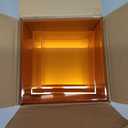 3Pcs Black Buffet Risers Acrylic Boxes Display Food Risers for Buffet Table Platter Parties Weddings Catering Dessert Collectibles Figures Show ( 6''x7''x8'')