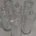 Rose Shadow LED Flameless Candles, 6PCS Romantic Battery Operated Candles Led Pillar Candles for Valentines Anniversary Wedding Christmas Decorations(White, D 2.5" x H 7.2")