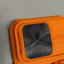 SSLOTSCASE for iPhone 17 Pro Case with Card Holder & Camera Stand & Kickstand & Slide Camera Lens Cover & Wallet, Military-Grade Heavy Duty Men Women Phone Case Cover for iPhone 17 Pro 6.3'', Orange