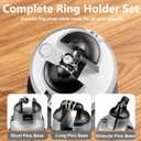 DZQ 5 Inch 70 Pcs Jewelry Ball Vise Tool Kit with Ring Making Accessories