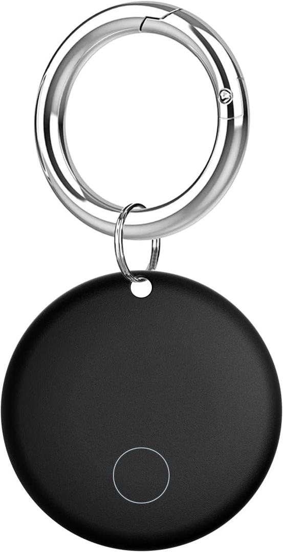 Air Tracker Tags GPS Tracker Case,Mini Key Item Finder Locator,No Monthly Fee with Apple Find My(iOS only),Anti-Lost Bluetooth Tag ItemTracker Case for Luggages/Kids/Pets/Wallet/Bag-1Pcs-Black
