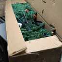 7.5 ft. Pre-Lit Artificial Christmas Tree Hinged with 540 LED Lights and Pine Cones
