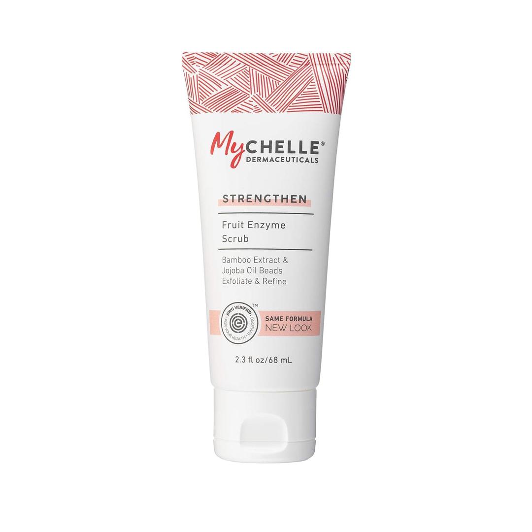 MyCHELLE Dermaceuticals Fruit Enzyme Cleanser (2.3 Fl Oz) - Gentle Facial Cleanser & Skin Cleanser with Concentrated Fruit-Infused Actives & Antioxidants - Cleanses & Strengthens Skin