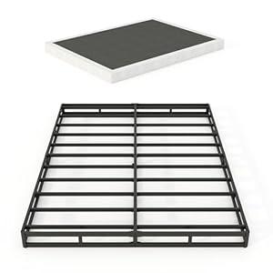 LUMUNANCE Box Spring Queen Size Bed Base, 5-Inch Height Mattress Foundation with Fabric Cover, Box Spring for Queen Bed, Easy Assembly
