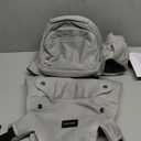 Momcozy Baby Carrier with Hip Seat, Detachable Hands-Free Carrier up to 44lbs, Belt Extender Included, Extends Waist Band up to 59” for Plus Size Parents, Airmesh-Grey