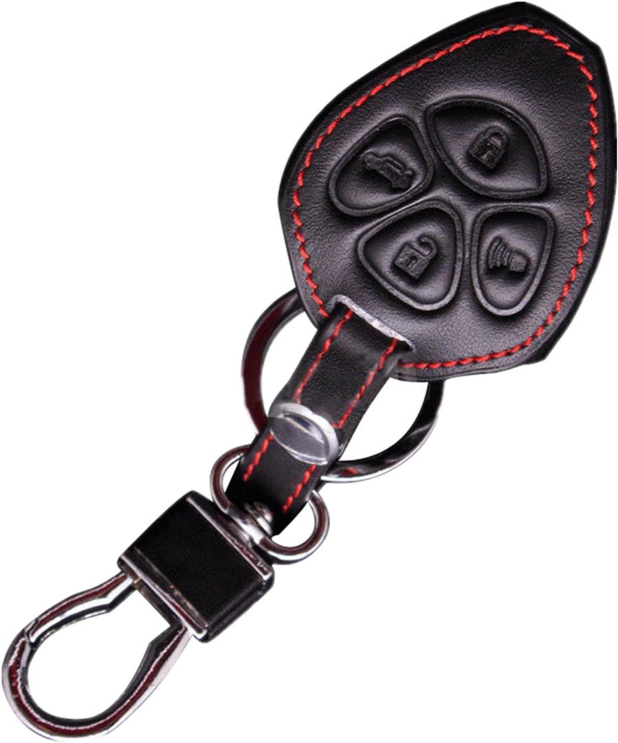 KAWIHEN Leather Key Fob Case Cover Compatible with for Toyota Camry Corolla Avalon RAV4 Yaris Matrix 4Runner BRZ HYQ12BBY 89070-06232