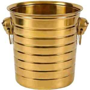 Utensil Holder for Kitchen Counter , Large Gold Stainless Steel Cooking Utensil Holder ,Utensil Organizer for Spatula