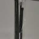 2 Pack Spring Tension Curtain Rod for Windows 26 to 39 inch Black Small Tension Rod Adjustable Spring Curtain Rods No Drilling Short Tension Rod for Kitchen, Closet, Bathroom, Bookshelf