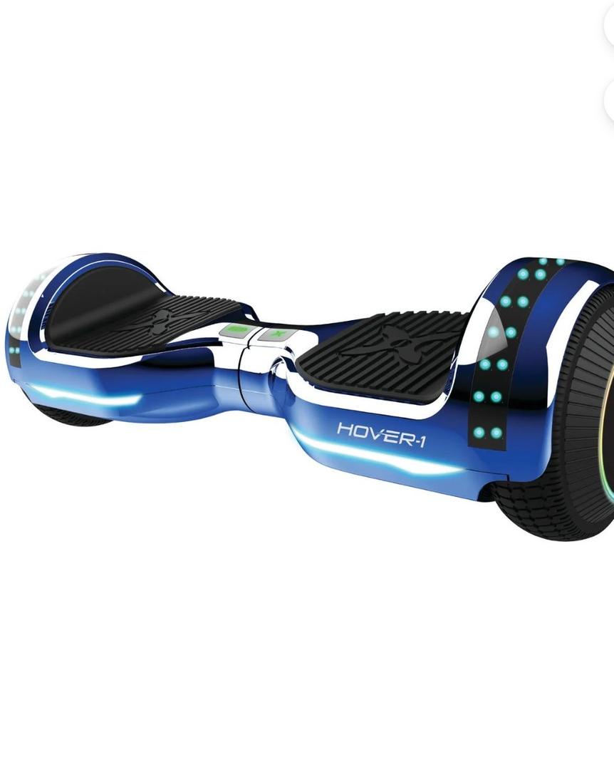Hover-1 Matrix Hoverboard for Teens, 180 lb Maximum Weight, LED Lights & Bluetooth Speaker, Blue