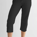 Women's Tek Gear® Essential Capris Black, Size Medium