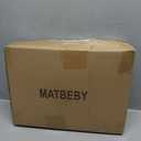 MATBEBY Queen Size Mattress Pad - Cooling Breathable Mattress Topper, Quilted Fitted Mattress Protector, Pillow Top Mattress Cover with 8-21" Deep Pocket, Soft, Machine Washable, White, 60x80 Inches