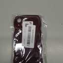 FABSPARK Phone Case for iPhone 13 Case,Simple Wave Design Wavy Frame Soft Silicone Aesthetic for iPhone 13,Wine Red