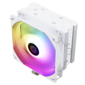 Thermalright Assassin King 120 SE White ARGB CPU Air Cooler, AK120 SE White ARB, 5 Heatpipes, TL-C12CW-S PWM Quiet Fan CPU Cooler with S-FDB Bearing, for AMD AM4/AM5/Intel LGA1700/1150/1151/1200/1851