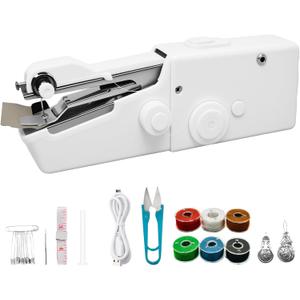 Handheld Sewing Machine Portable Mini Electric For Adults Beginner Kids Hand Held Sewing Machine Samll For Hemming Handy Stitching Machine