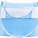 Tefola Baby Mosquito Net, Folding Crib Netting Baby Bedding Portable Comfortable Environment Foldable Storage for Children Summer Supplies, 41.3"L x 21.7"W
