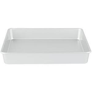 Restaurantware-Met Lux 12 x 12 x 2 Inch Straight-Sided Baking Tin, 1 Square Cake Pan - Oven-Ready, Freezable, Anodized Aluminum Baking Sheet Cake Pan, Greaseproof, For And Brownie