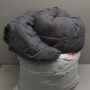 Bedsure Comforter Duvet Insert - Quilted Comforters Oversized King Size, All Season Duvet, GentleSoft Down Alternative Bedding, with 8 Tabs, Gifts for Women/Men, Grey, Oversized King 116 x 98 Inches