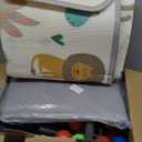 Baby Playpen with Mat, 50x50 Inch Playpen with Mat Waterproof for Babies and Toddlers Play Pen Playards Safety Gate Fence Active Center Indoor (Dark Grey + Mat)