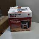 TomaChef Air Fryer 5.3QT with Visible Window, 10-in-1 Digital Cooker(Black)
