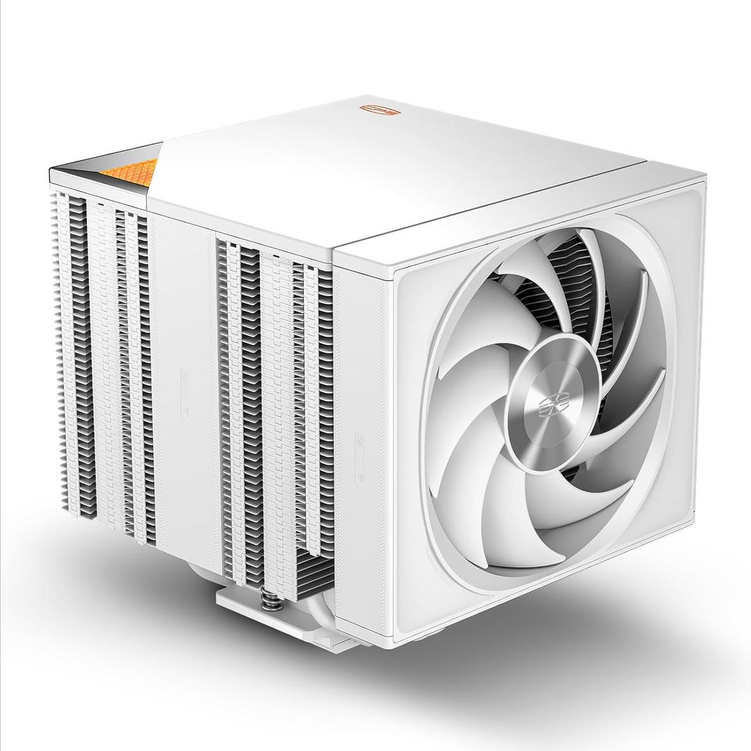PCCOOLER CPU Cooler Air Freezer, 290W Dual Tower CPU Air Cooler, 8 HeatPipes CPU Cooling Fan System & 3 Modes PWM Silent Fans, Compatible with Intel LGA 1851/1700/1200/115X/20XX,AM4/AM5 (CPS RZ820 WH)