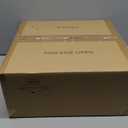 Dimmable Mid Century Modern Ceiling Light,5CCT LED White and Gold Semi Flush Mount Ceiling Lighting, for Kitchen Bedroom Hallway Bathroom 2700K-6000K 15.75 in