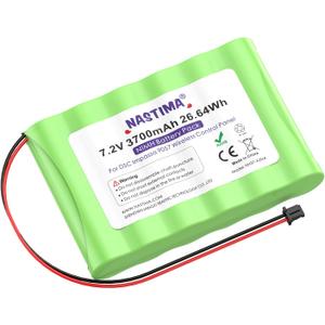 NASTIMA 7.2V 3700mAh Replacement Battery for DSC IMPASSAS 9057, 6PH-H-4/3A3600-S-D22, 7.2V Rechargeable Ni-MH Battery Pack