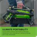 Greenworks 2100 PSI Portable Pressure Washer with Wheels + Telescoping Handle, 1.2 GPM