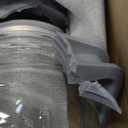 JunVpic Cold Brew Coffee Maker Jar - 64oz Wide Mouth,LeakProof,Heavy Duty Glass Mason Pitcher with Spout Lid,Handle & Stainless Steel Filter for Iced Coffee,Lemonade,Ice Tea & Fruit Drinks (Gray)