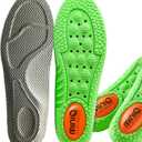 MiniQ Cloud Comfort Insoles for Women & Men,2 Pair Memory Foam Arch Support Shoe Inserts with Gel Cushioning & Shock Absorbing Heel,Breathable Orthopedic Insole for Plantar Fasciitis,Work Boots,Hiking (M: 7-8/W: 7.5-8.5)