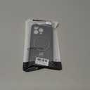 Silicone Case for iPhone 16 pro with Magnetic Stand, Gray