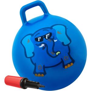 WALIKI Hopper Ball Toy for Boys and Girls Ages 3-6 | Hippity Hop Jumping Ball | Cool Birthday Gift | Blue | 18"
