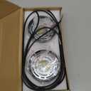 Modern Black Pendant Lights 2 Pack, LED Minimalist Pendant Lighting Fixture for Kitchen Island, Long Tube Hanging Light Cord Adjustable for Living Room Bedroom Dining Room Bar