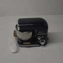 Kitchen in the box Stand Mixer, 3.2Qt Small Electric Food Mixer, 6 Speeds Portable Lightweight Kitchen Mixer for Daily Use with Egg Whisk, Dough Hook, Flat Beater (Black)