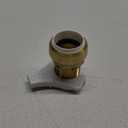 SharkBite 1 Inch PVC x 1 Inch MNPT Adapter, Push to Connect Brass Plumbing Fitting, PEX Pipe, Copper, CPVC, PE-RT, HDPE, UIP140A