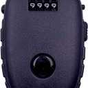 Bosvision Ultra-Secure 4-digit Combination Lock with 3 Feet Retractable Cable for Bike, Ski, Snowboard and Stroller (Black)