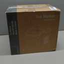 Sweetcrispy Countertop Ice Maker Machine, Portable Self-Cleaning Ice Machine with Ice Scoop, Basket and Handle, 9 Cubes in 6 Mins, 26.5lbs/24Hrs, 2 Sizes of Bullet Ice for Home Kitchen, Coal Black