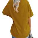Womens Oversized Los Angeles California Graphic T Shirts Half Sleeve Summer Loose Casual Tees Tunic Tops (L)