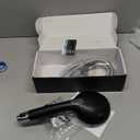 FEELSO Filtered Shower Head with Handheld, High Pressure 7-Spray Showerhead with Filters for Hard Water - Remove Chlorine, Reduce Dry Itchy Skin, Anti-clog Nozzles, Power Wash to Clean Tub, Tile & Pet (Black & Chrome)