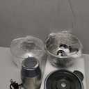 GANIZA Food Processors, Electric Food Chopper with Meat Grinder & Vegetable Chopper - 2 Bowls (8 Cup+8 Cup) with Powerful 450W Copper Motor - Includes 2 Sets of Bi-Level Blades (Grey)