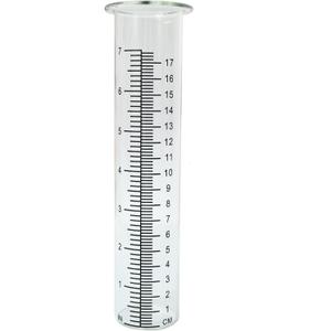 7" Plastic Rain Gauge Replacement Tube, 8.25 x 2.25 x 1.75 inches Cold Resistance Crack Resistance for Outdoor Yard Garden Home