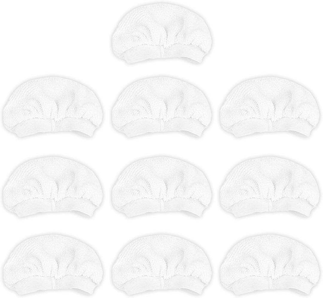 10Pack Microfiber Cloths for Handheld Steam Cleaner Compatible with Bissell Steam Shot, Comforday, PurSteam, Wagner Spraytech, Universal Washable Steam Cleaner Accessories (10PCS)